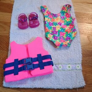 Our Generation Beach Set for 18" Doll: 5 Pieces